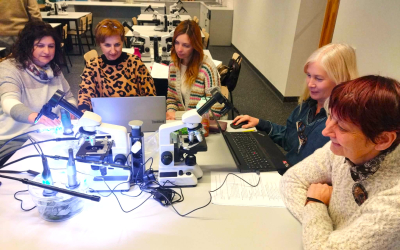 Gamtos mokslų mokytojų praktiniai mokymai LMGG STEAM centre