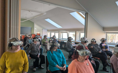 išskirtinę pažintinę veiklą – žiūrėjo virtualios realybės filmą „AŠ LIETUVA 2: KELIONĖ Į SAVE“.