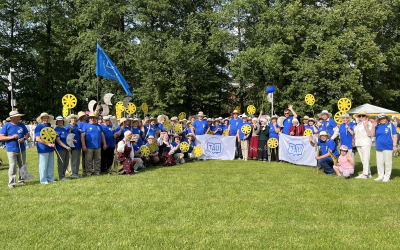 TAU klausytojai iškeliavo vieningai žingsniuodami birželio 6 d. šventinėje Lazdijų krašto šventėje "Pasienio fiesta"