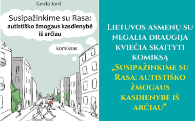Kviečiame skaityti komiksą apie autistiško žmogaus kasdienybę