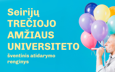 Kviečiame senjorus ir ne tik kovo 17 d. 14.00 val. į Lazdijų Trečiojo amžiaus universiteto Seirijų skyriaus šventinį atidarymo renginį, kuris vyks Seirijų kultūros namuose.
