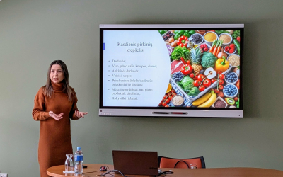 Paskaita „Sumanus apsipirkimas: atidus produkto etikečių skaitymas. Ką svarbu žinoti?“, kuri padėjo Lazdijų skyriaus TAU klausytojams atidžiau pažvelgti į kasdienį.