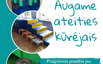 Kviečiame į NVŠ programą „Augame ateities kūrėjais“